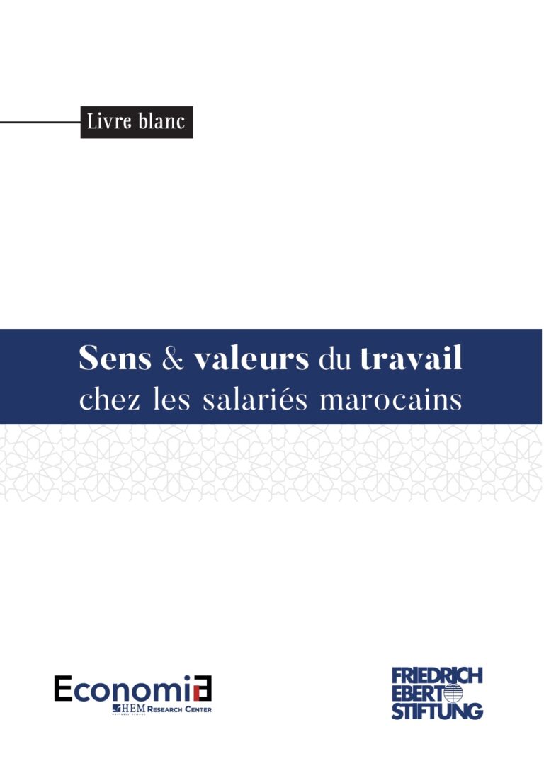 Sens et valeurs du travail chez les salaries marocains collectif
